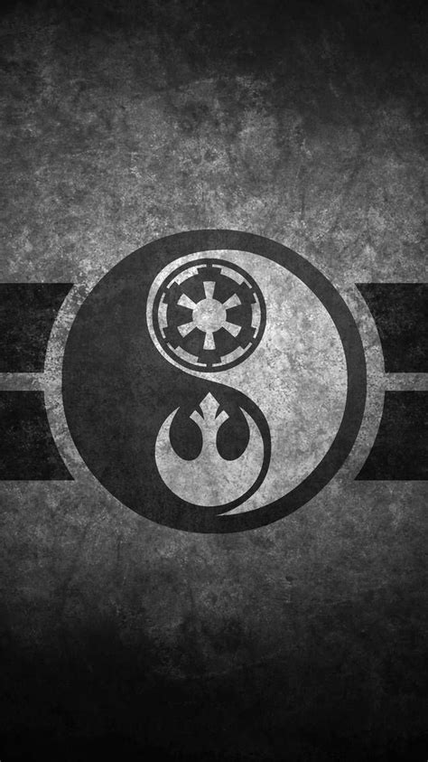 Star Wars Yin Yang Cellphone Wallpaper By Swmand4 Starwarswallpaper