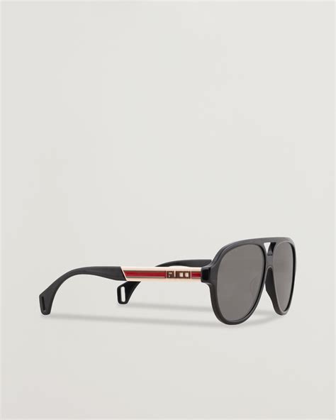 gucci gg0463s sunglasses black white grey at