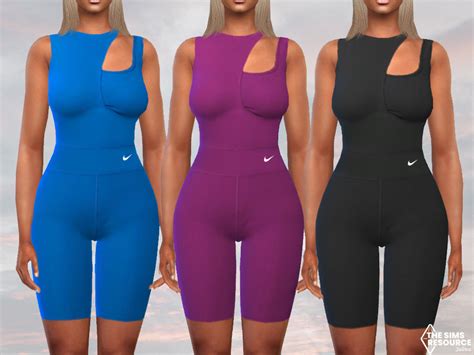 The Sims Resource Female Full Body Yoga Outfits