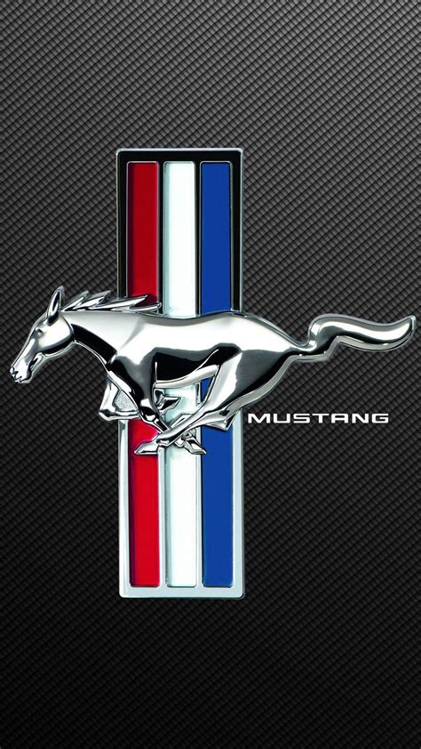 Mustang Logo Mobile Wallpapers Wallpaper Cave