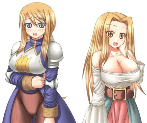 Morimoto Kiyona Agrias Oaks Reis Duelar Final Fantasy Final Fantasy Tactics 2girls Armor