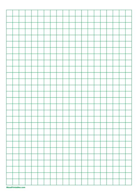 Graph Paper A4 Green