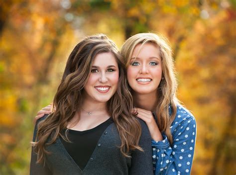 High School Seniors Twin Sisters Liz Marinik Makeup Photography