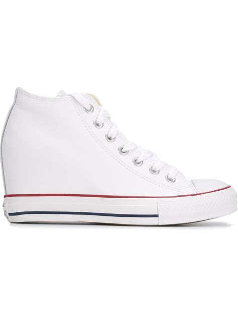 Converse Chuck Taylor All Star Lux Wedge Sneakers In White Lyst