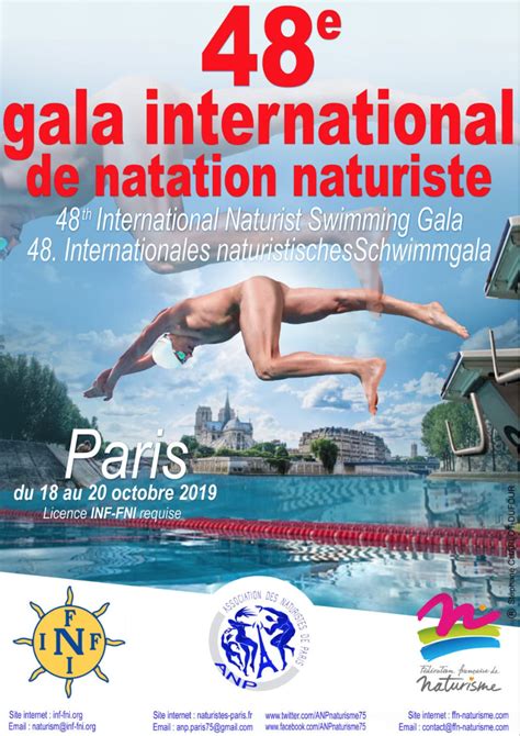 Paris Le E Gala International De Natation Naturiste Aura Lieu Dans