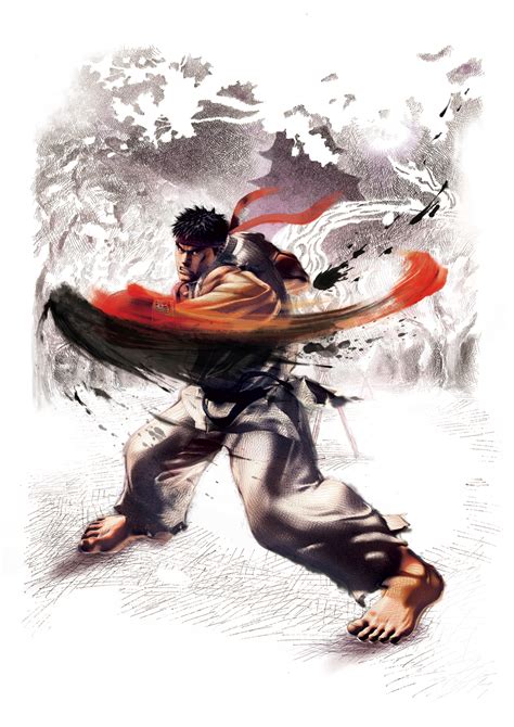 Ryu Official Render Art From Super Street Fighter Iv Arcade Edition