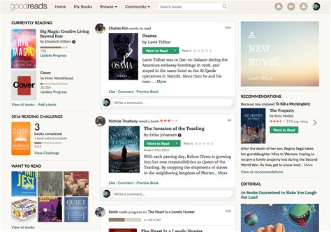 A New Look for the Goodreads Homepage | Goodreads, Book search, Read news