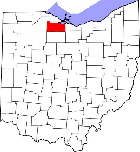 Filemap Of Ohio Highlighting Sandusky Countysvg Wikipedia