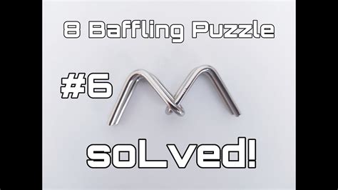 Easy Metal Wire Puzzle 6 Solved Youtube