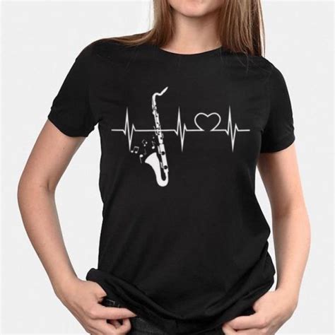 Heartbeat Bass Clarinet Shirt Hoodie Sweater Longsleeve T Shirt