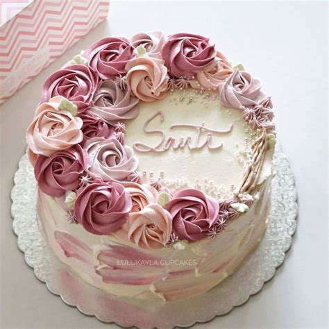 21 Wonderful Photo Of Birthday Cakes With Flowers Birthday Cakes With Flowers Flow Birthday
