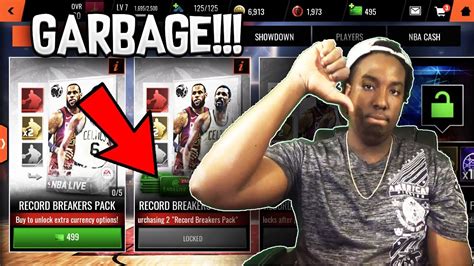 Reviewing The New Record Breaker Packs In Nba Live Mobile 18 We Have