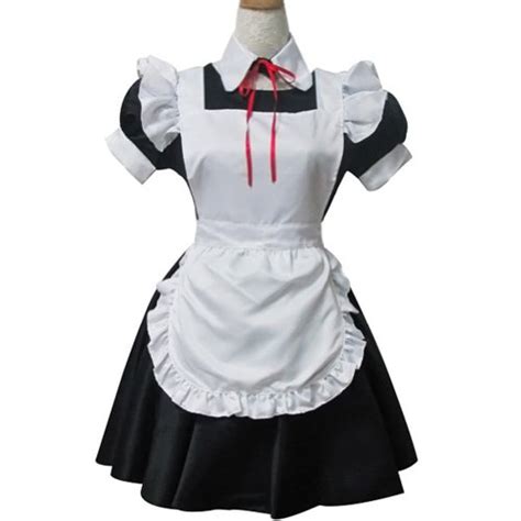 Womens french maid set outfits anime cosplay wet look patent leather fancy dress. Japan Maid Uniform Cosplay Costume Anime Girl Maid Sailor ...