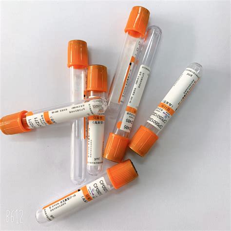 Blood Samples Pro Coagulation Tube Orange Tipped Ml Single Use