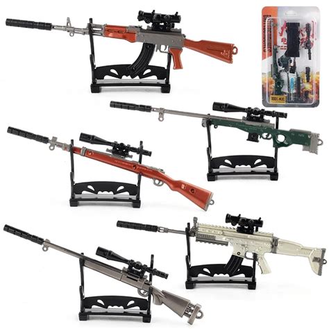 Diecast Gun Simulation Metal Gun Model Toys Alloy Mini Gun Figure Toy