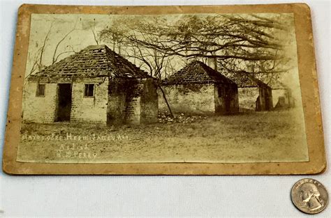 Lot Antique C 1890 Slave Quarters At Hermitage Plantation In