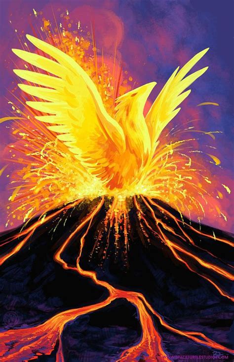 Birth Of A Phoenix Fantasy Art Print Pheonix Art Mythology Art