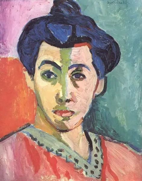 The Green Line Portrait Of Madame Matisse Henri Matisse 100 Hand