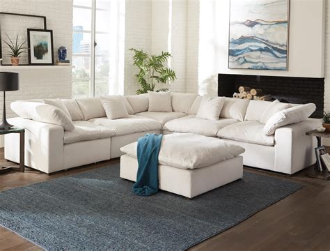 Jackson Furniture Posh Contemporary L Shaped Sectional Sofa Value