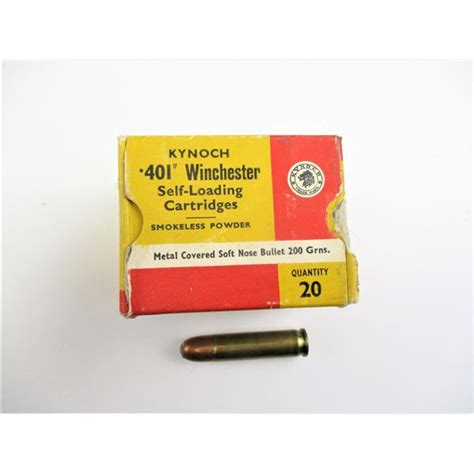 Collectible Kynoch 401 Winchester Self Loading