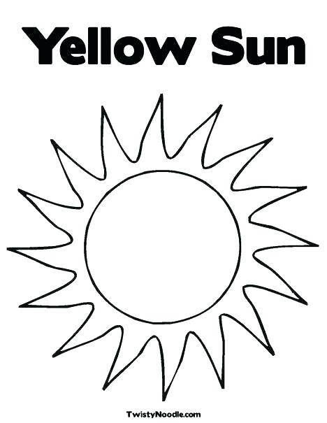 Yellow Coloring Pages At Free Printable Colorings