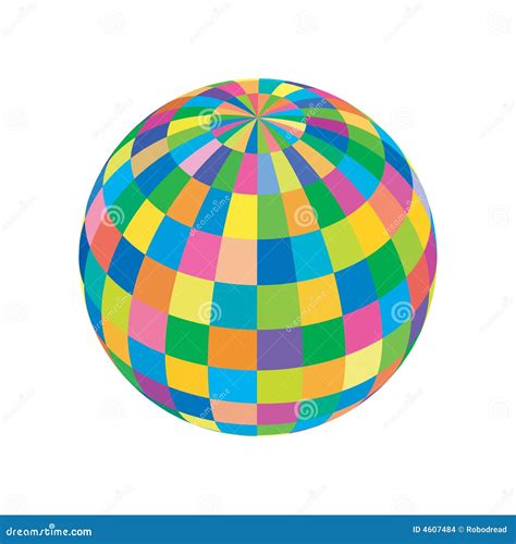 Vector Colored Sphere Stock Vector Illustration Of Colors 4607484