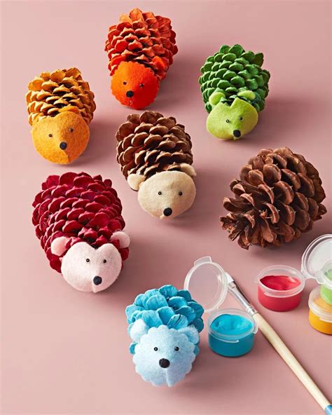 5 Fall Nature Crafts For Kids Pinecone Crafts Kids Kids Fall Crafts