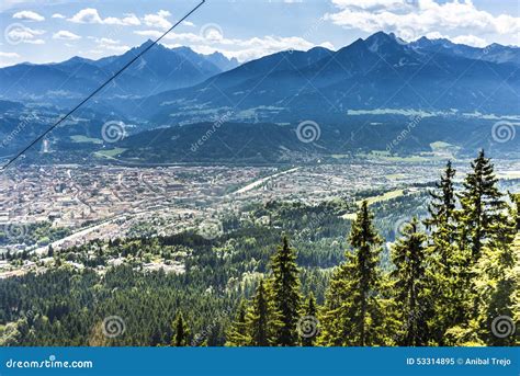 Nordkette Mountain In Tyrol Innsbruck Austria Stock Image Image Of