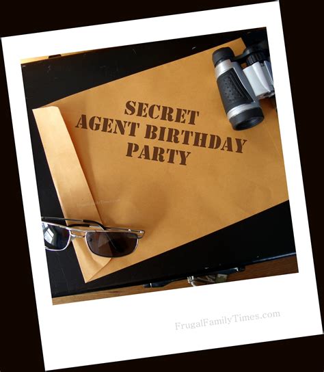 Secret Agent Birthday Party Ideas Printables Games And More