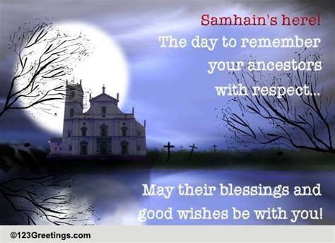 Ancestors Blessings And Good Wishes Free Samhain Ecards 123 Greetings
