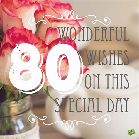 80th Birthday Wishes Heres To Lifes Blessings