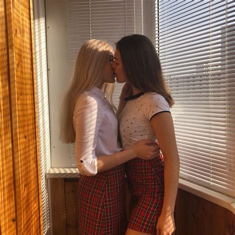Lesbian Kissing Office Telegraph
