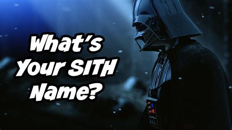 Whats Your Sith Name Calculator 3 Methods