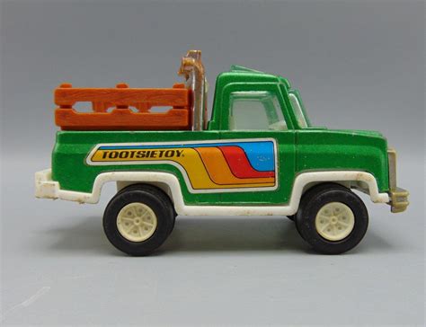 Vintage Tootsie Toy Green Pickup Truck Ebay