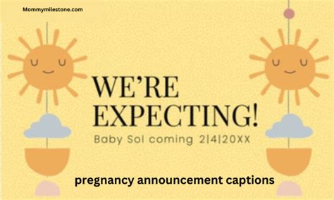 Crafting Memorable And Meaningful Pregnancy Announcement Captions