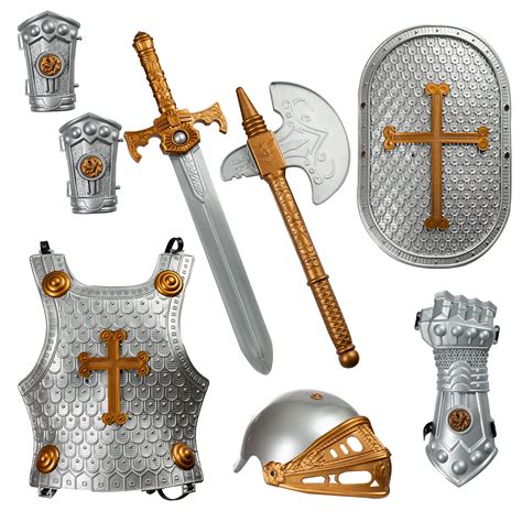 Buy Dress Up America Knight Armor Set For Kids Medieval Shield And