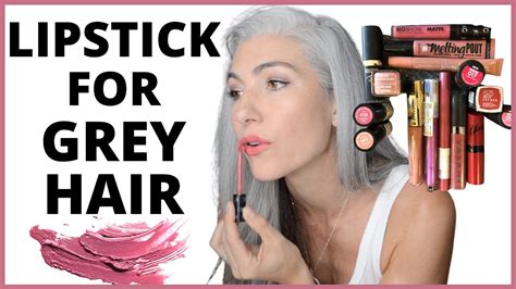 What Colour Lipstick To Wear With Grey Hair Makeupview Co