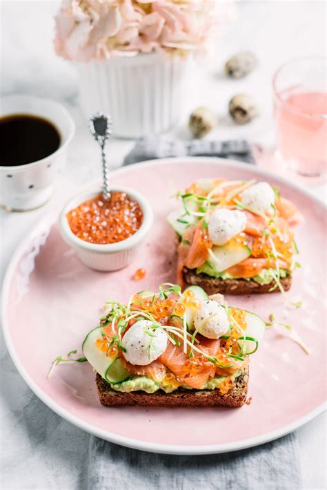 Smoked salmon starters are light enough to start a meal, but. Ultimate Smoked Salmon and Avocado Breakfast Toast - GastroSenses