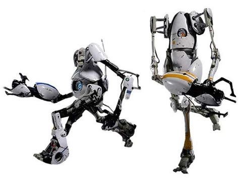 Portal 2 Atlas And P Body Action Figures Gadgetsin