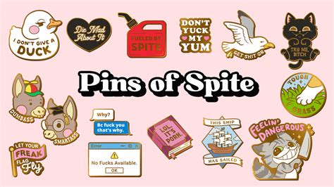 Pins Of Spite By Felice Regina — Kickstarter