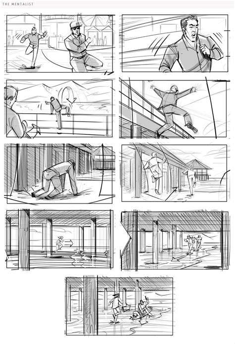 the storyboard for star trek is shown in black and white with different scenes