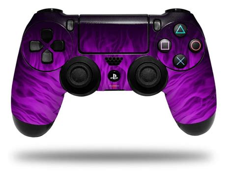Sony Ps4 Controller Skins Fire Purple Wraptorskinz
