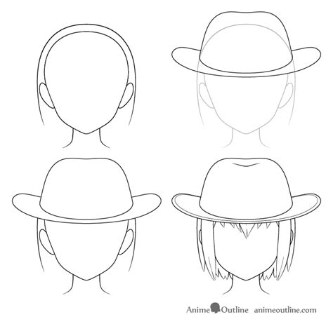 How To Draw A Head On A Hat