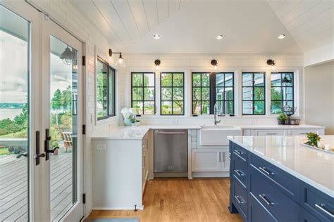 Puget Sound Bluff Home Beach Style Kitchen Seattle By Board