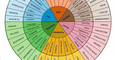 The Feeling Wheel A Guide To Your Feelings Used With Permission