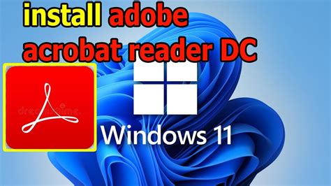 How To Install Adobe Acrobat Reader Dc In Windows 11 Youtube