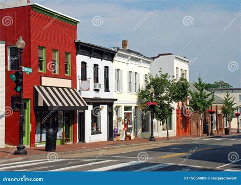 Small Town Main Street 2 Royalty Free Stock Images Image 15054009