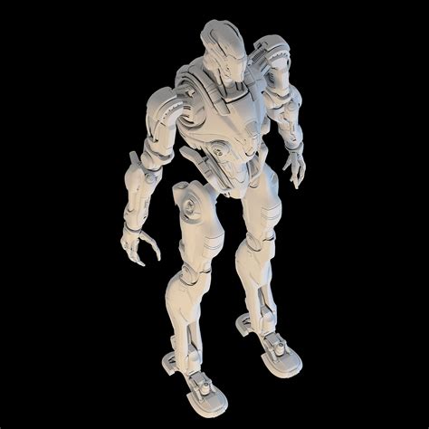 Samuel Hayden From Doom 3d Model By Zifir3d