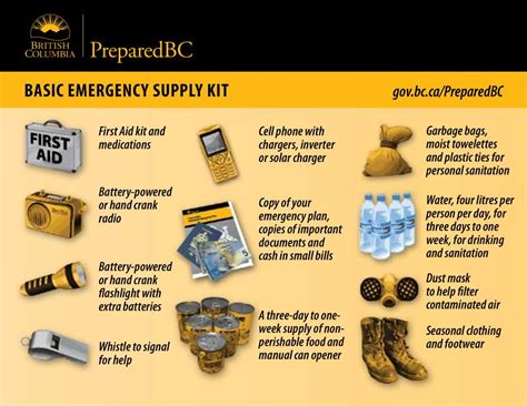 Basic Emergency Supply Kit | Emergency plan, Emergency, Emergency supplies
