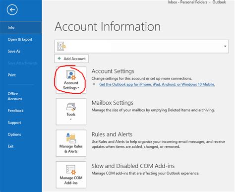 Setting Up E Mail In Microsoft Office 365 Outlook